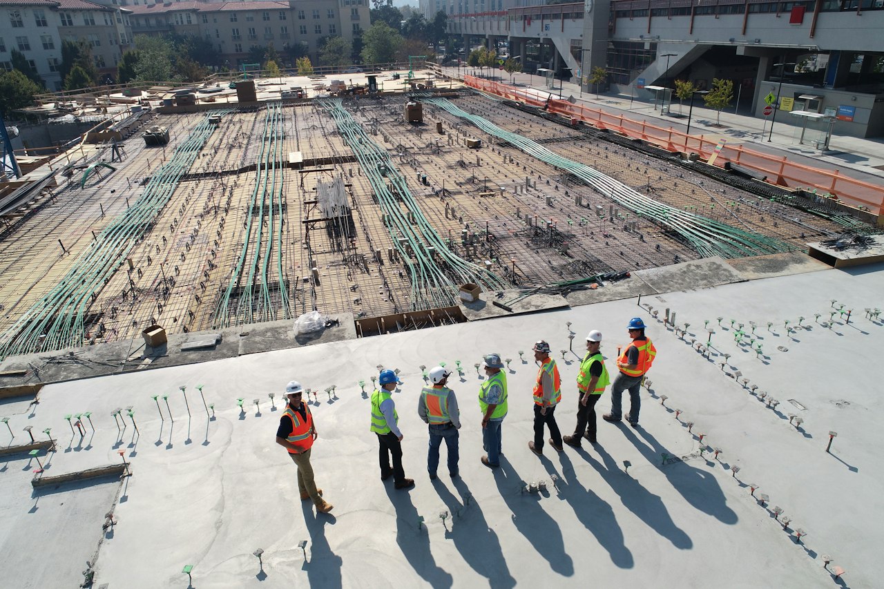 Government tender record in Salesforce for heavy engineering and construction bid analysis