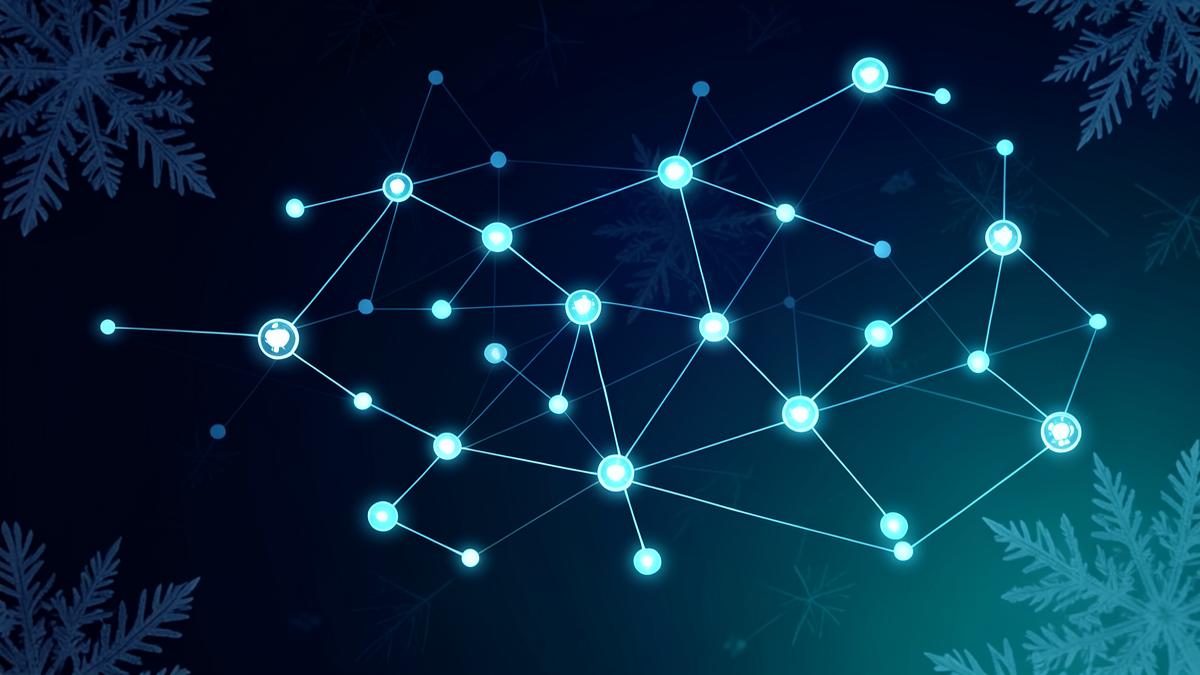 Agentforce agent network illustration for the Salesforce Winter '27 release
