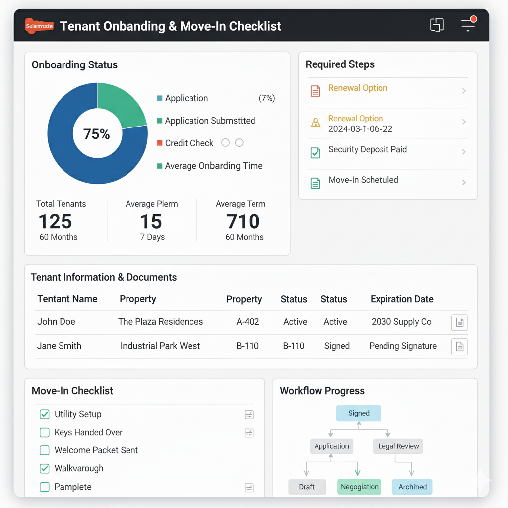Tenant Management Interface