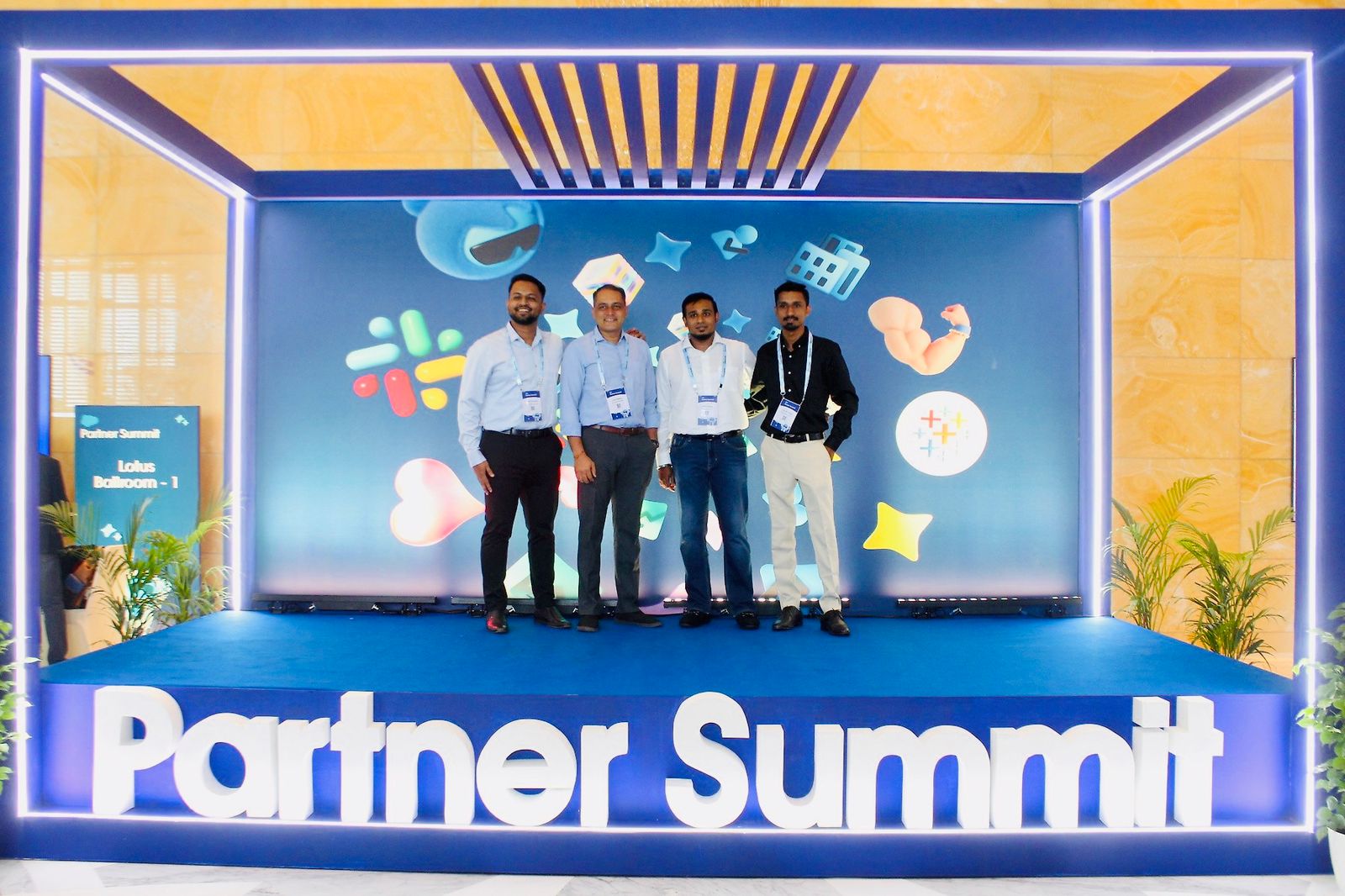 KVP team at the Salesforce Partner Summit, Mumbai 2026